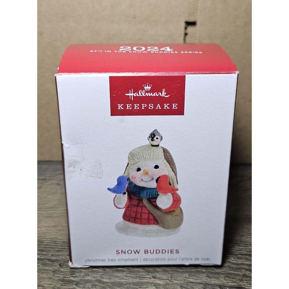 Hallmark 2024 Ornament Snow Buddies 2024 Ornament 27th in Series NIB